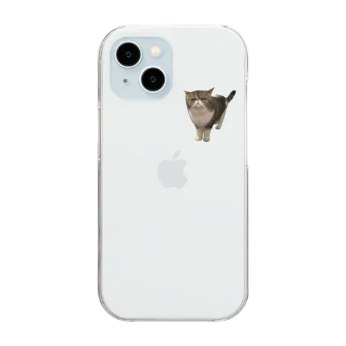かわいい猫ちゃん Clear Smartphone Case