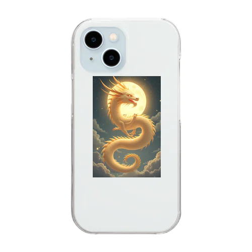 開運金龍アイテムkcs358 Clear Smartphone Case