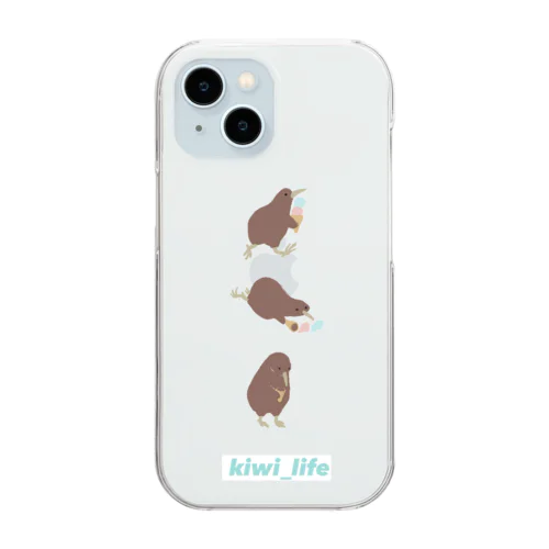 kiwi_life（アイス）/スマホケース Clear Smartphone Case