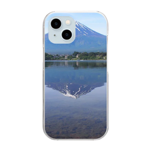 富士山 Clear Smartphone Case