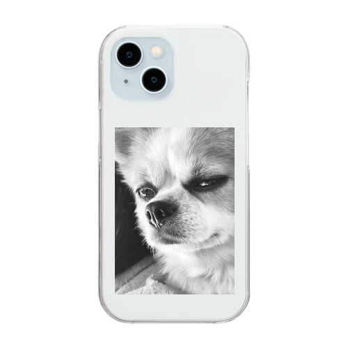 いつでもあなたを見ている Clear Smartphone Case