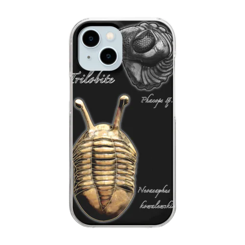 三葉虫(trilobite) Clear Smartphone Case