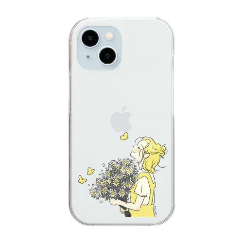 ココロはずむ Clear Smartphone Case