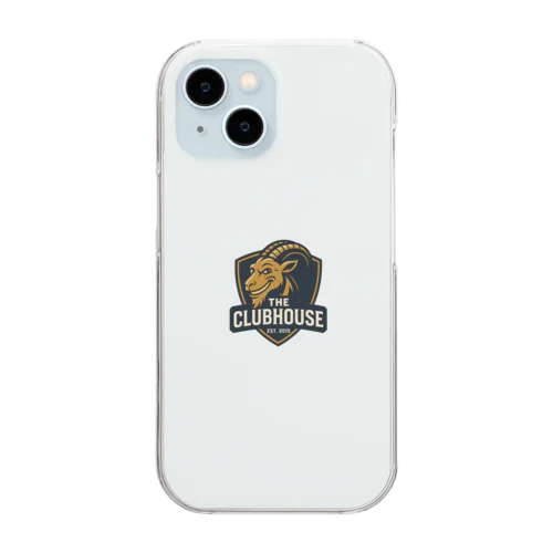 the clubhouse ロゴ Clear Smartphone Case