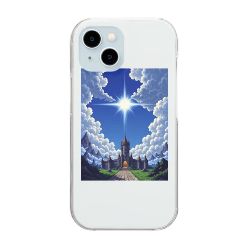 青空と城壁 1-2-250301 Clear Smartphone Case