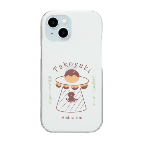 Takoyaki Abduction Clear Smartphone Case