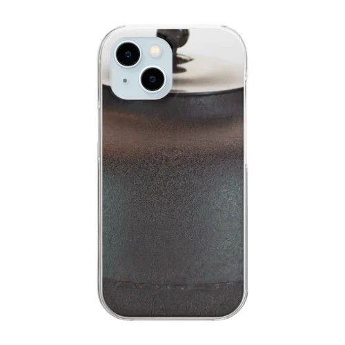 阿弥陀堂釜 Clear Smartphone Case