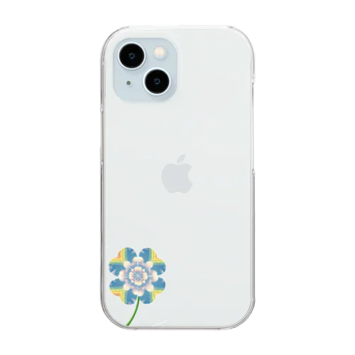四つ葉のクローバー虹🌈 Clear Smartphone Case