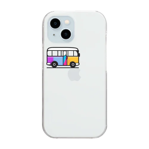 レインボーバス Clear Smartphone Case