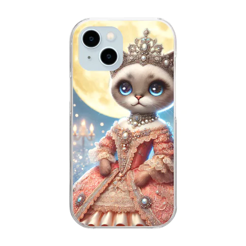 シャム猫姫 Clear Smartphone Case