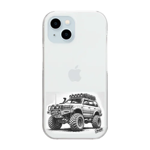 4×4 クロスカントリー Clear Smartphone Case
