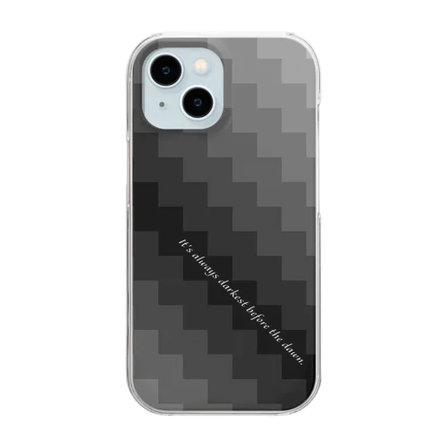 It's always darkest before the dawn. Clear Smartphone Case