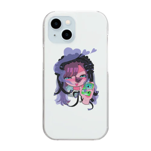 大麻おティー🌱×豚箱 Clear Smartphone Case