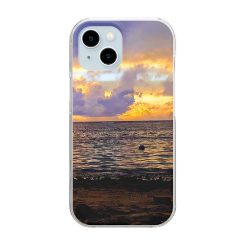 夕焼け10 Clear Smartphone Case