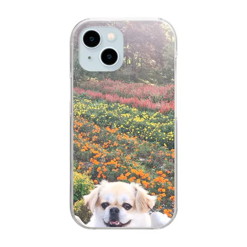 妹夫婦の犬 Clear Smartphone Case