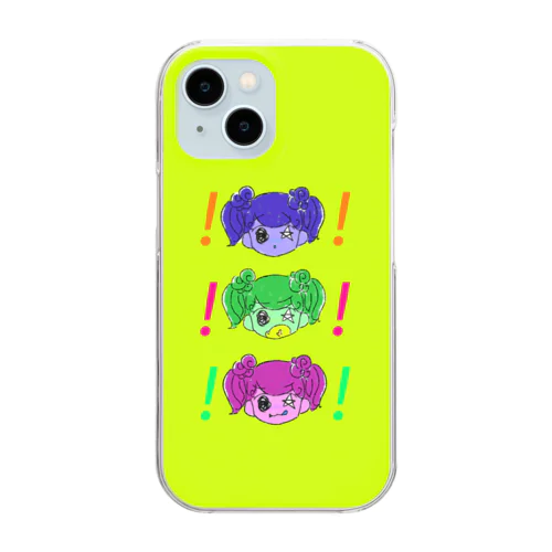 L.F.C Gal-Crazy Clear Smartphone Case