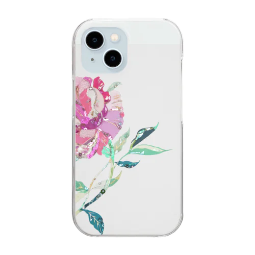 芍薬　 Clear Smartphone Case