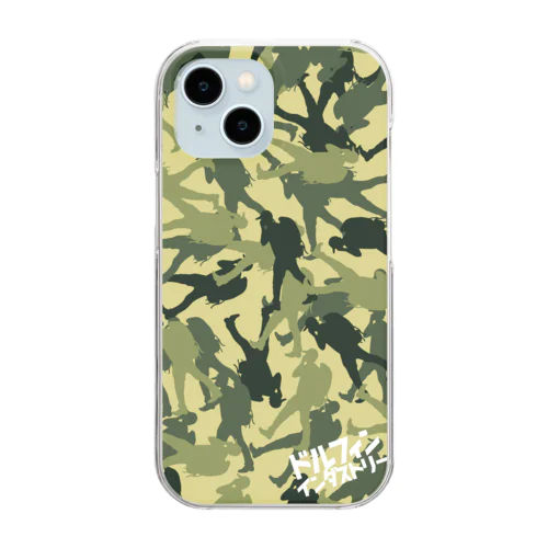 カモフラ柄スマホケース Clear Smartphone Case