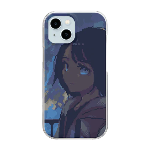 蒼と少女 Clear Smartphone Case
