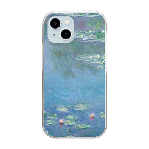 クロード・モネ　睡蓮　絵画プリント　印象派 Clear Smartphone Case