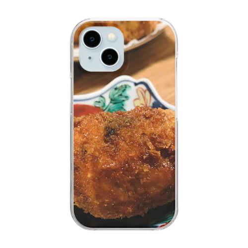 コロッケ Clear Smartphone Case