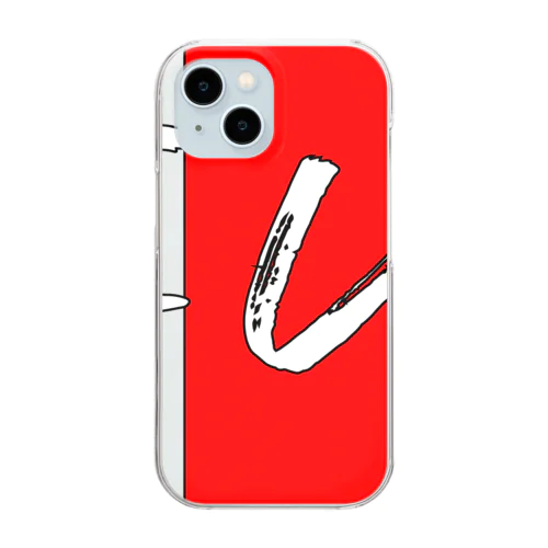 AUDEVTシャツ Clear Smartphone Case