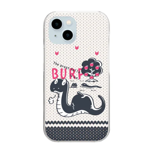  ヘビのげっぷ　BURP  Clear Smartphone Case