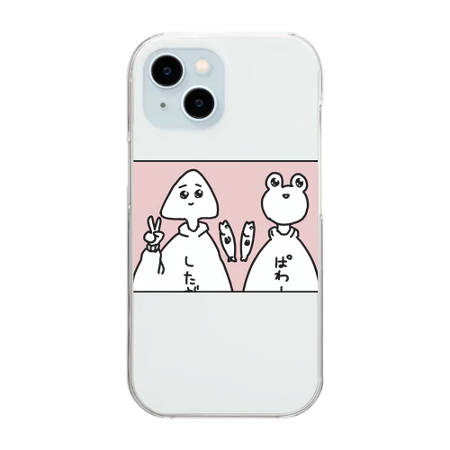 プリクラ Clear Smartphone Case
