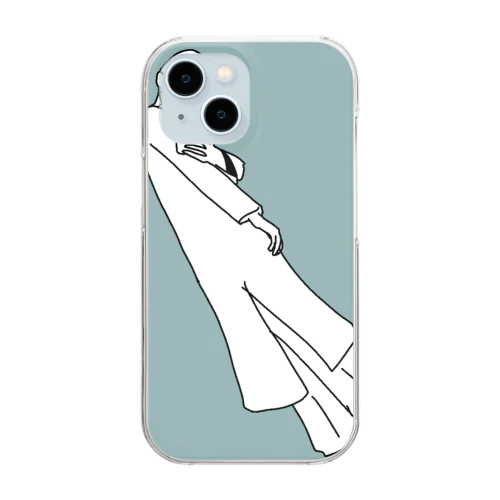 シンプル Clear Smartphone Case