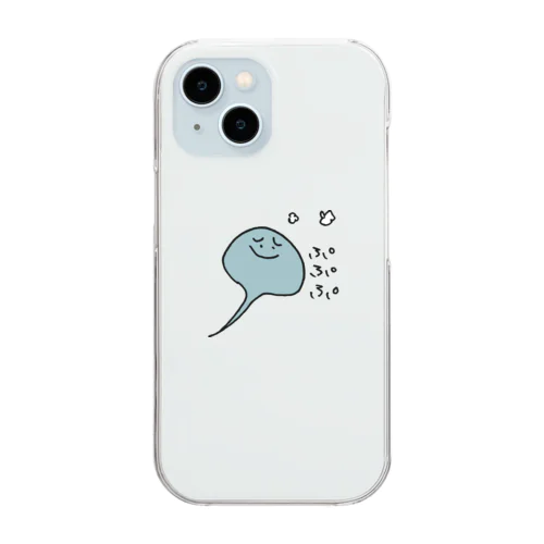 ぷぷぷエイ Clear Smartphone Case