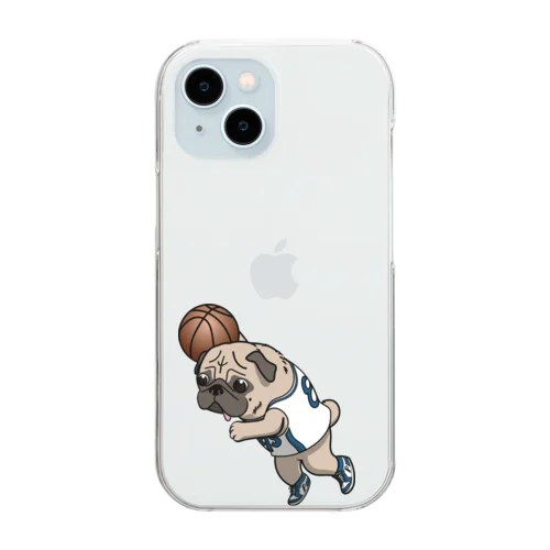 PUG-パグ-ぱぐ　おパグダンク グッズ-3 Clear Smartphone Case
