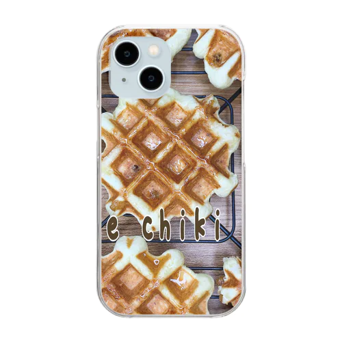 メープルプレーンワッフル　1 Clear Smartphone Case