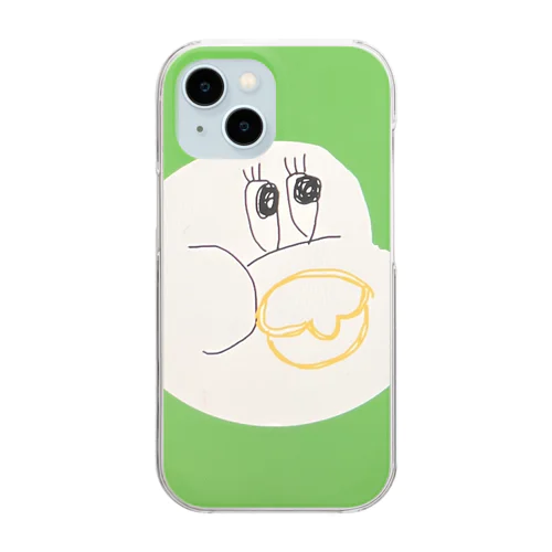 アヒルボート1号 Clear Smartphone Case