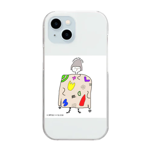 Kawaii girl Clear Smartphone Case