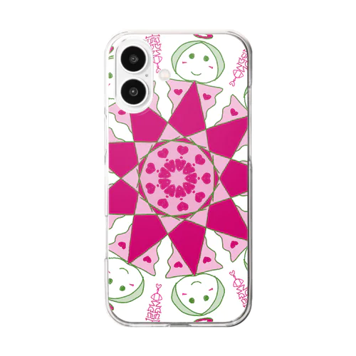 ぷくぷくさん Clear Smartphone Case