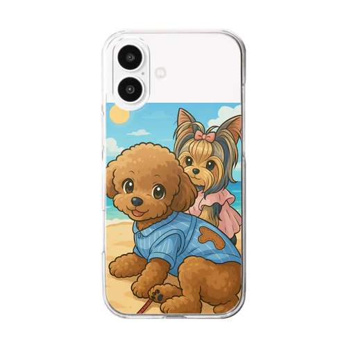 マロンとショコラの休日リゾート Clear Smartphone Case