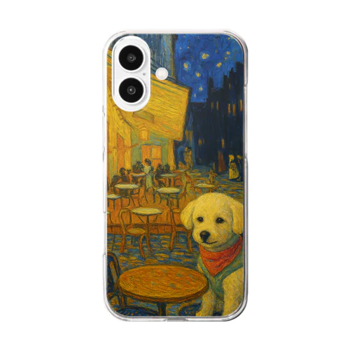 ロミオと名画～ゴッホ「星空のカフェテラス」～ Clear Smartphone Case