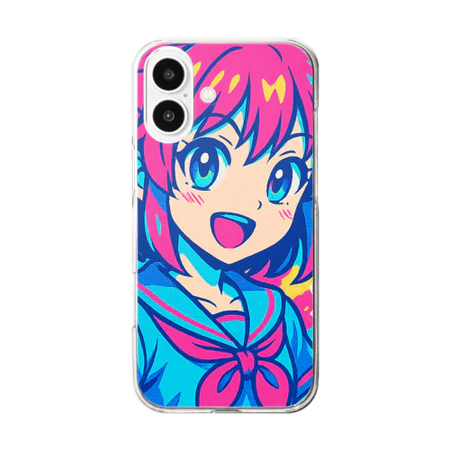 「ネオンヒロイン・エクスプレス」 Clear Smartphone Case