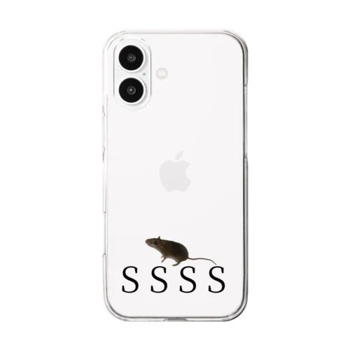 ワンポイントチョッピー Clear Smartphone Case