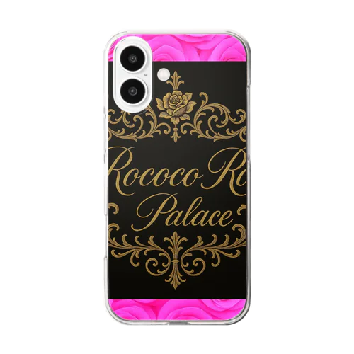 ショッキングピンク💖ロココローズパレス🌹✨️ Clear Smartphone Case