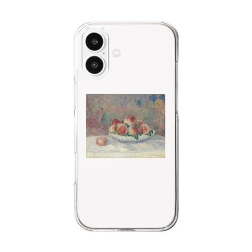 ルノワール ｢桃 ｣ Clear Smartphone Case