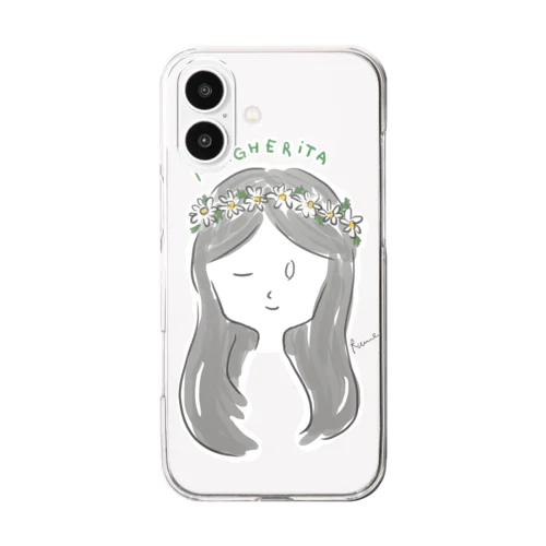 マーガレット Clear Smartphone Case