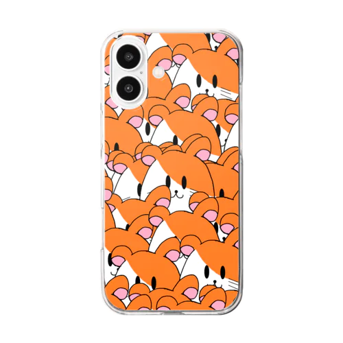 ハムスターグッズ（増量） Clear Smartphone Case
