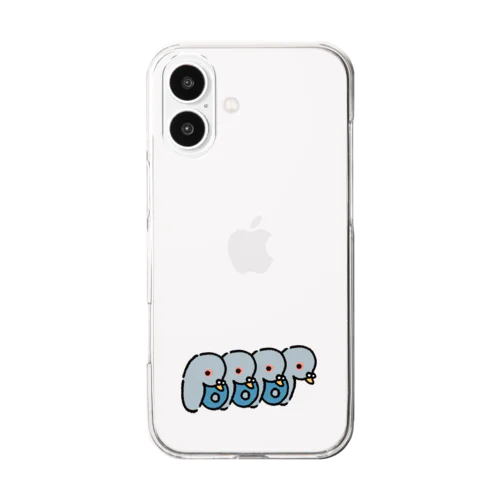 POPOPOP-ロゴ Clear Smartphone Case