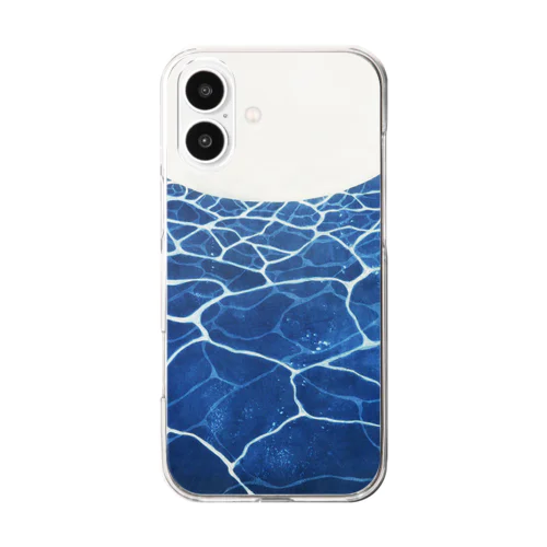 海・水面 Clear Smartphone Case