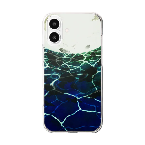 海・月光 Clear Smartphone Case