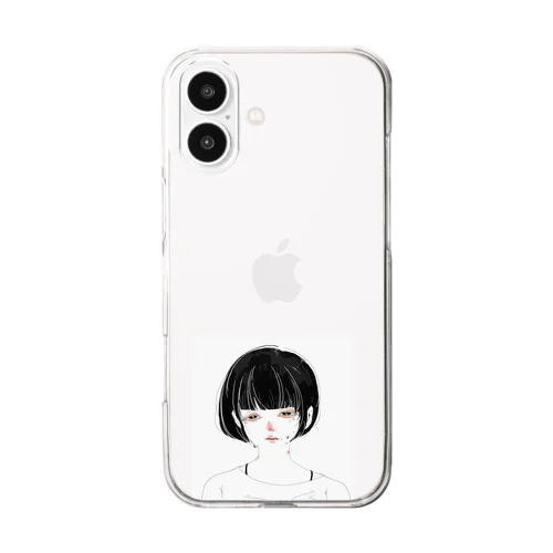 メンヘラセ〇レちゃん Clear Smartphone Case