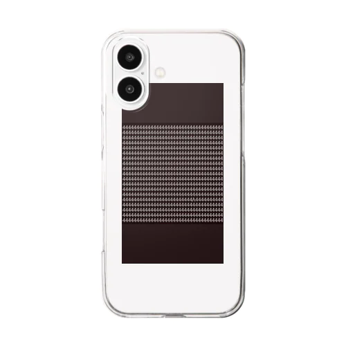 Aが潜む Clear Smartphone Case