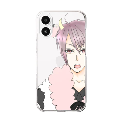うし少年 Clear Smartphone Case