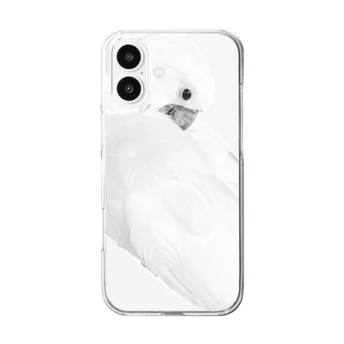 タイハクオウム Clear Smartphone Case